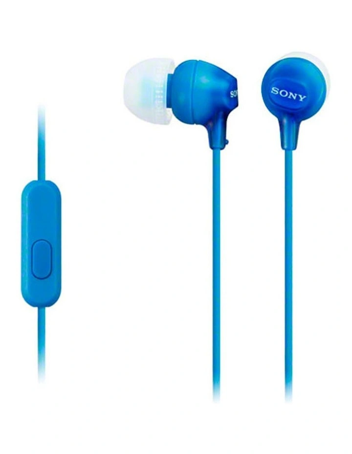 Blue In Ear Headphones MDREX15AP