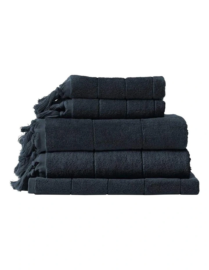 Paros Bath Towel Set in Slate