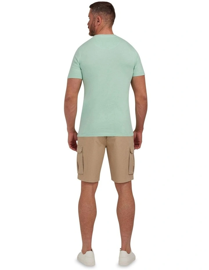 Shield T-shirt in Apple Green