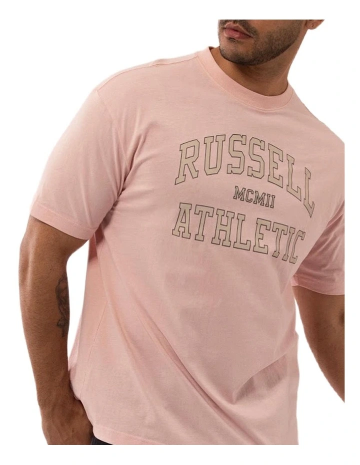 Vintage Arch Tee in Pink Sunset