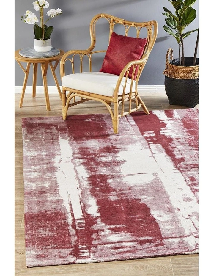 Magnolia 11 Rug in Maroon