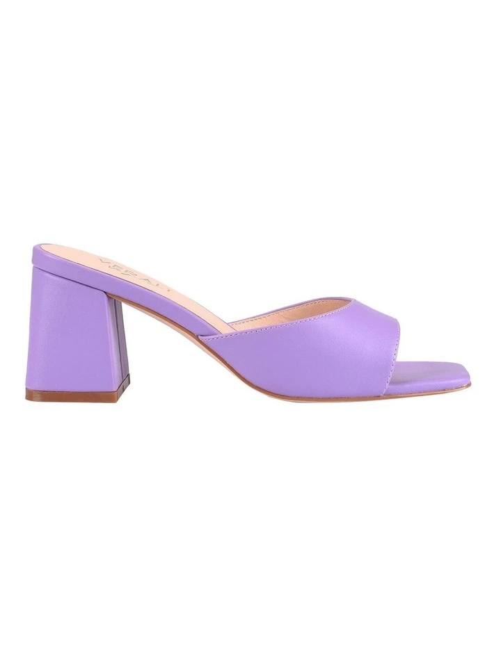 Sting Vegan Block Mule in Violet