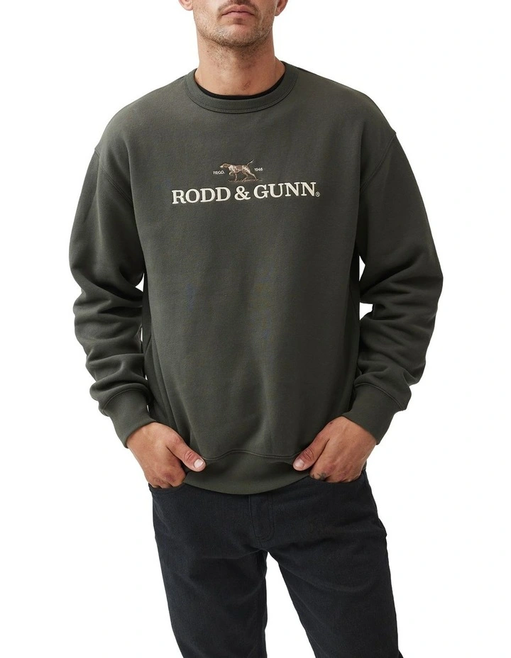 Gunn Logo Sweat in Loden