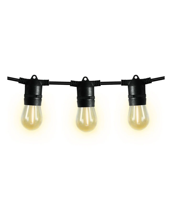 Solar LED Festoon Waterproof String Garden Lights 17m