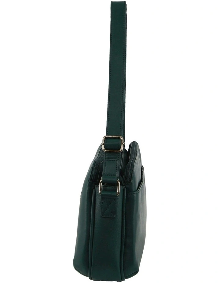 Nappa Leather Cross-Body Bag in Zirkon