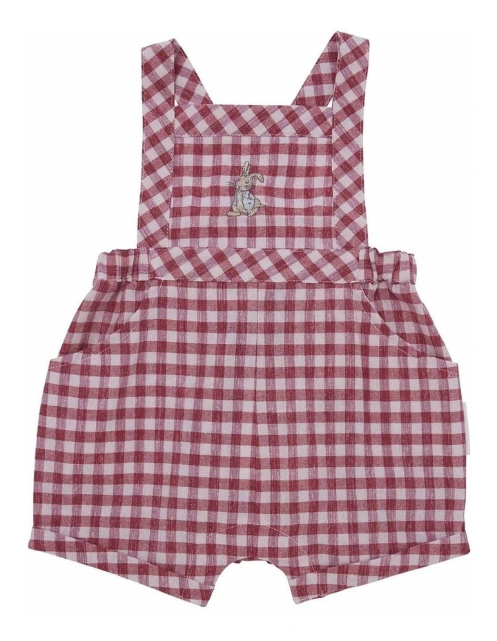 Christmas Shorts Overall in Red