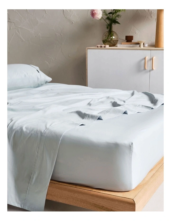 Augusta 500TC Fitted Sheets In Pale Blue