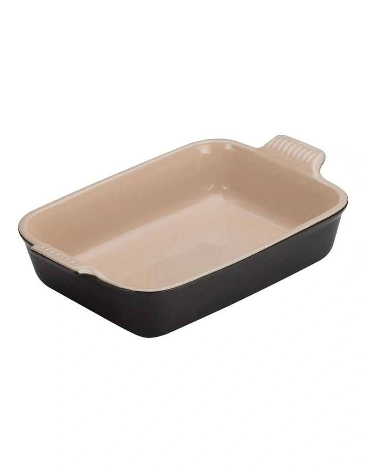 Le Creuset 32cm Heritage Rectangular Dish Black