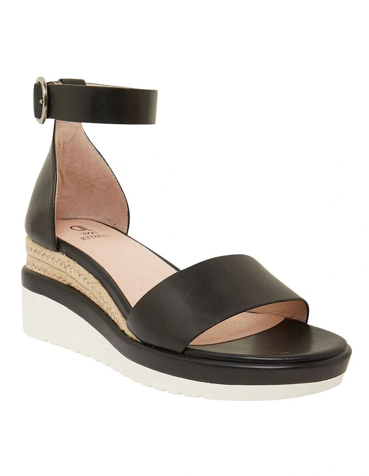 Idaho Black Glove Sandals