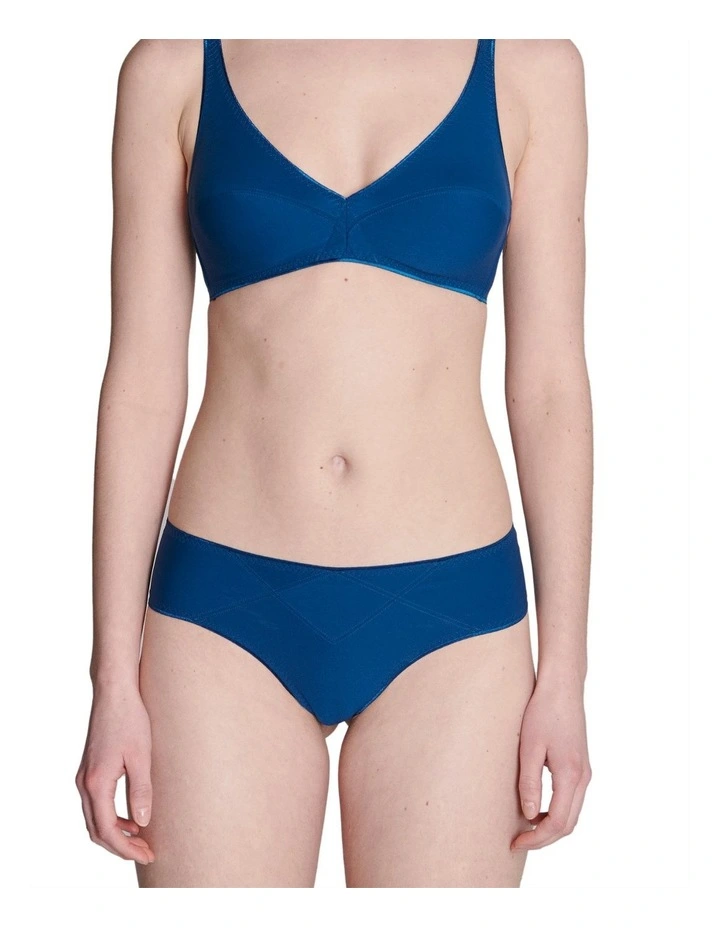 Artifice Low Cut Shorty Brief in Blue