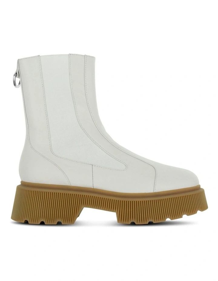 Jorja Ankle Boots in White