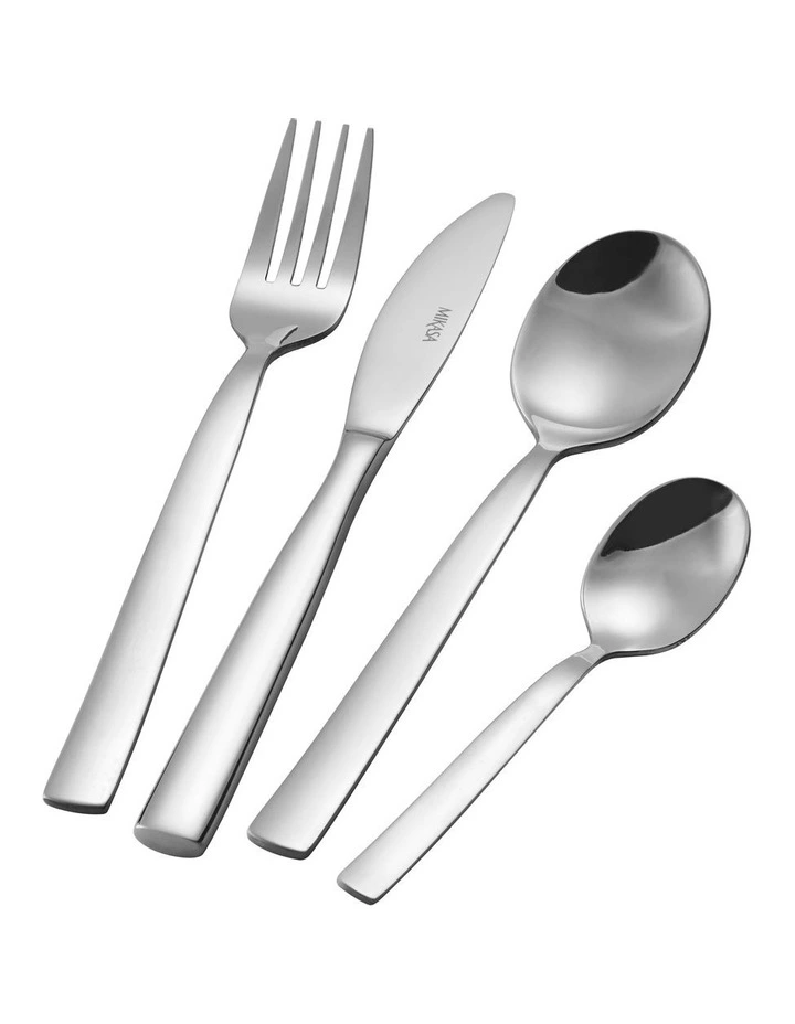 Beaumont Cutlery Set 16 Piece in Stainless Steel