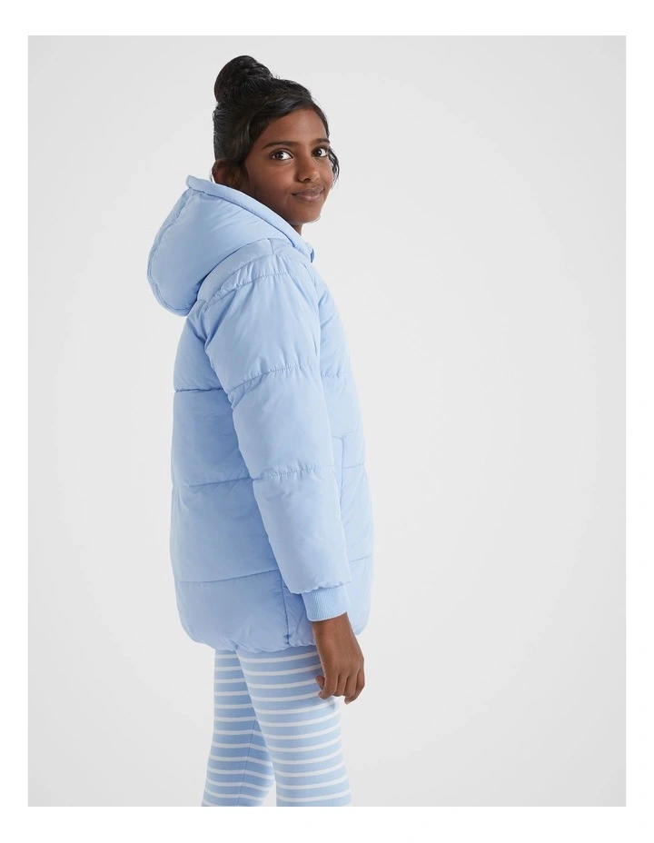 Core Puffer Jacket in Blue Jay