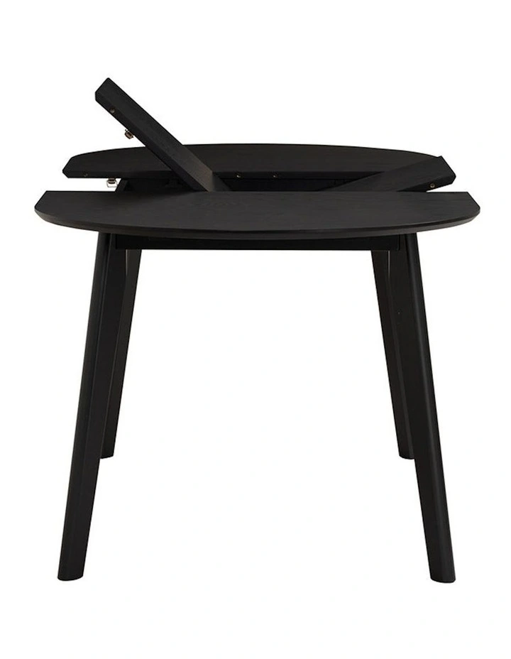 Werner Extendable Dining Table 150-195cm in Black
