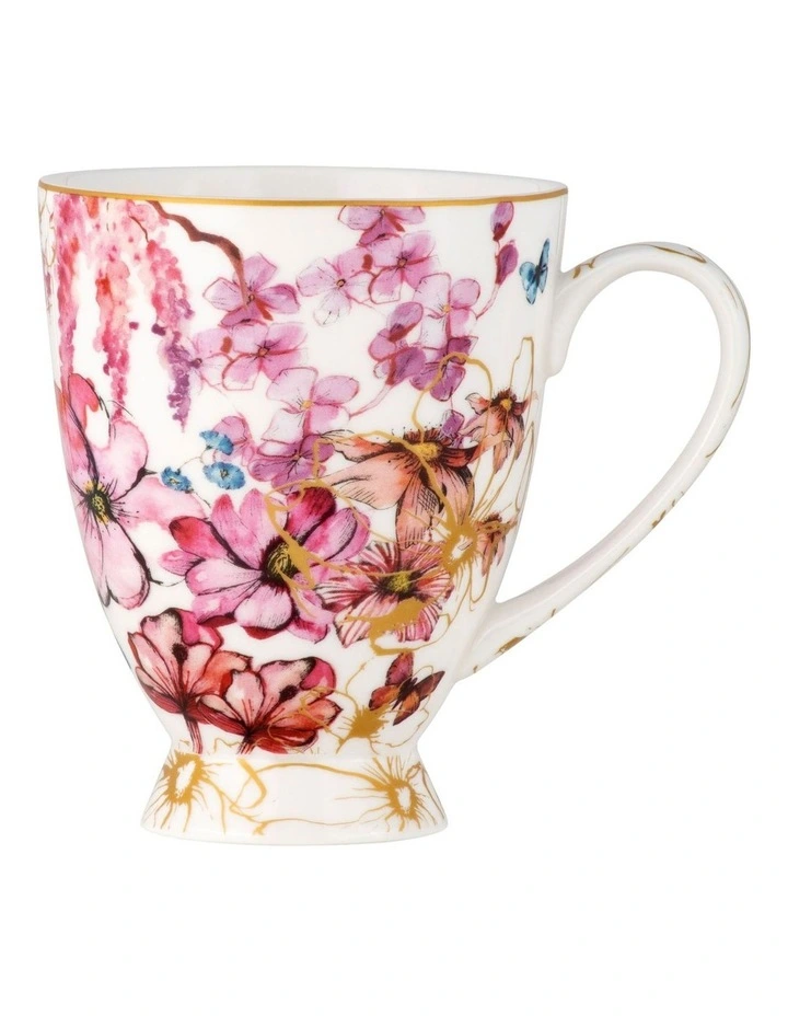 Enchantment Footed Mug Gift Box 300ml in White