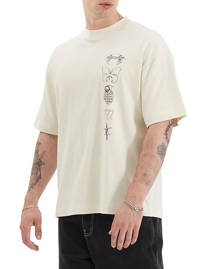 Redback Heavy Street Tee in Tofu