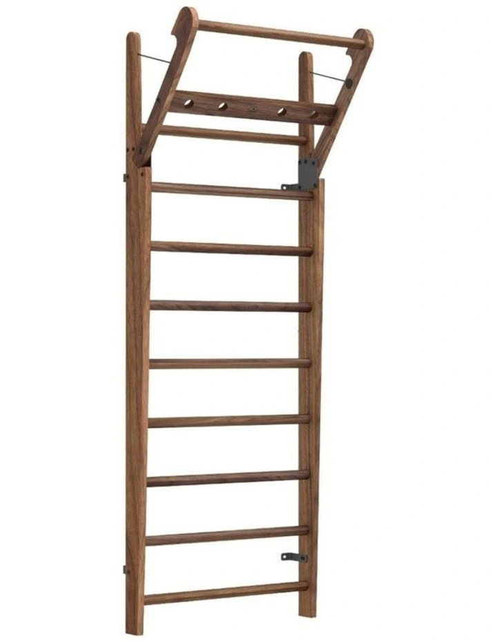 Exercise & Stretching Wallbar 10 Bar in Walnut