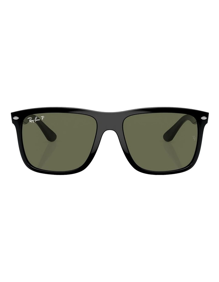 Boyfriend Two Polarized Sunglasses in Black