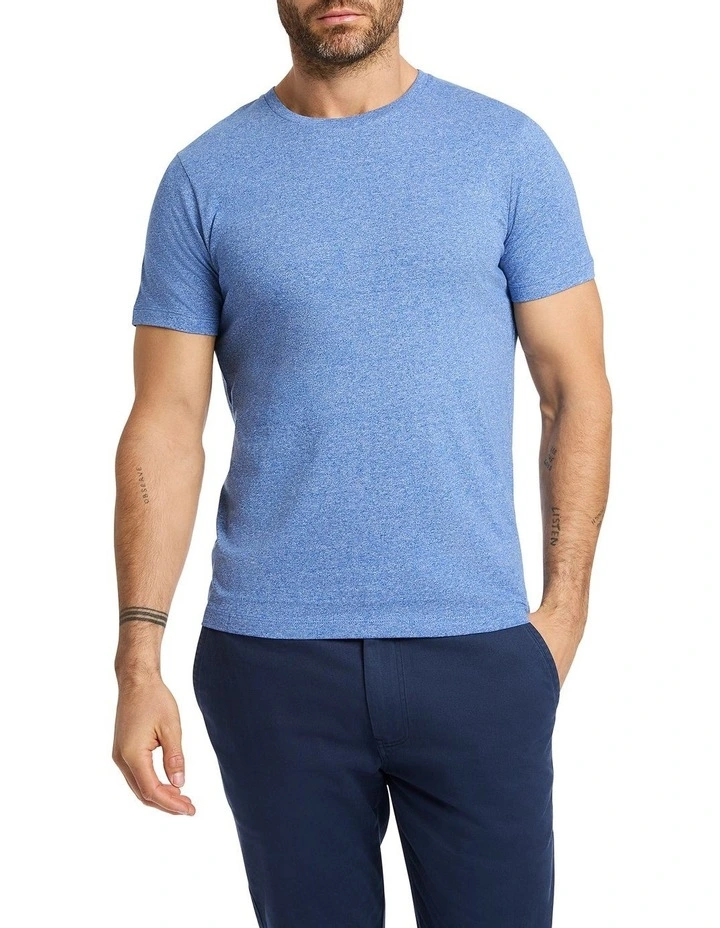 Marle Brando Crew Neck T-shirt in Sapphire