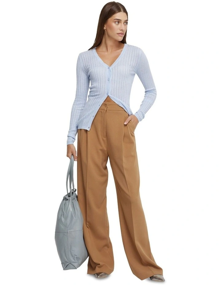 Tara Skinny Cardigan in Blue