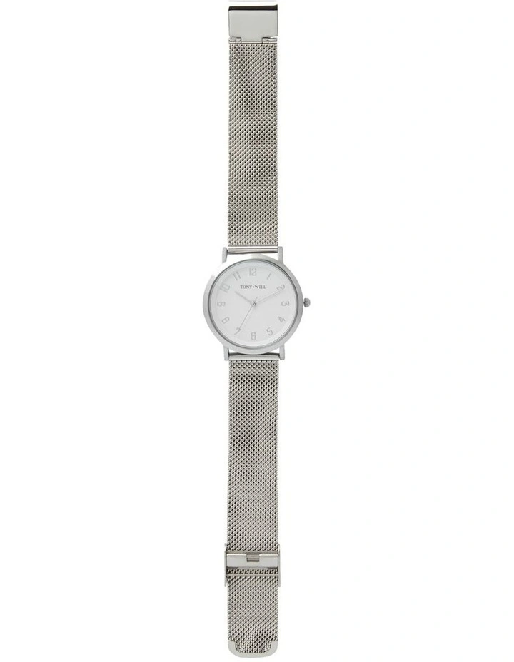 Small Astral Mesh Watch in Silver