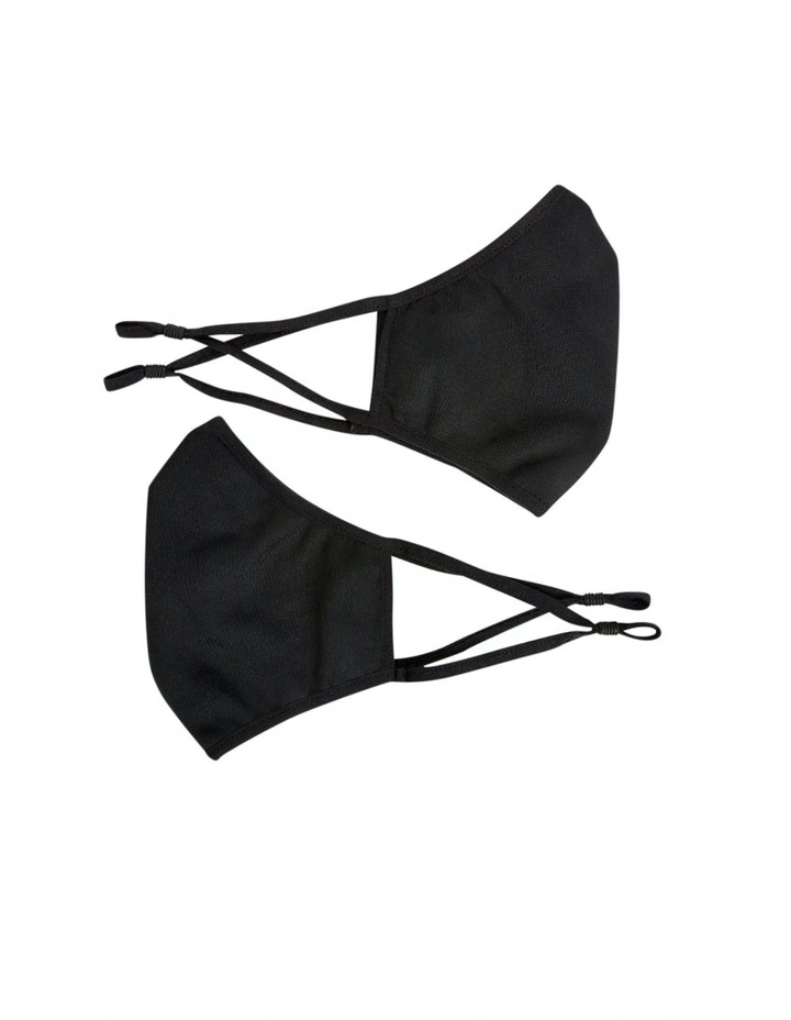 Adult Black Knight Face Mask