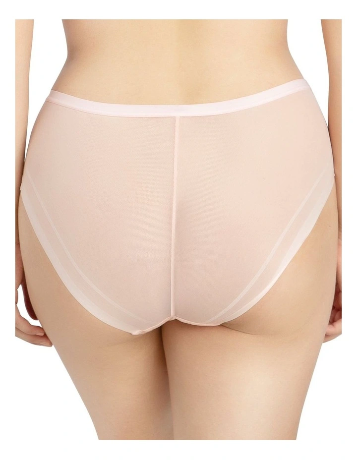 Shea Full Coverage High Waist Brief in Pink