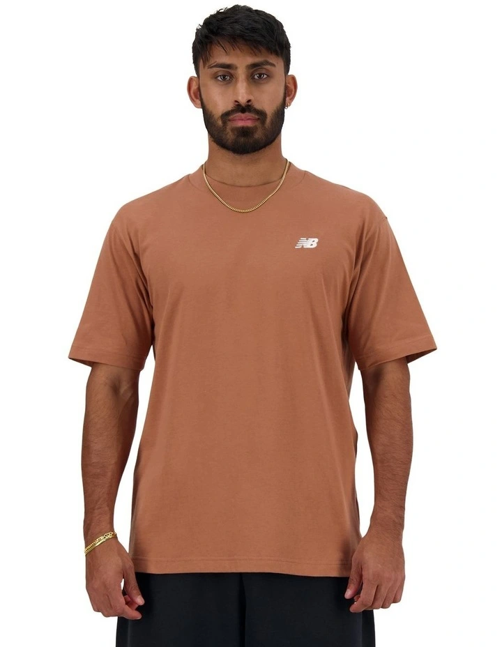 Small Logo Jersey T-shirt in Walnut