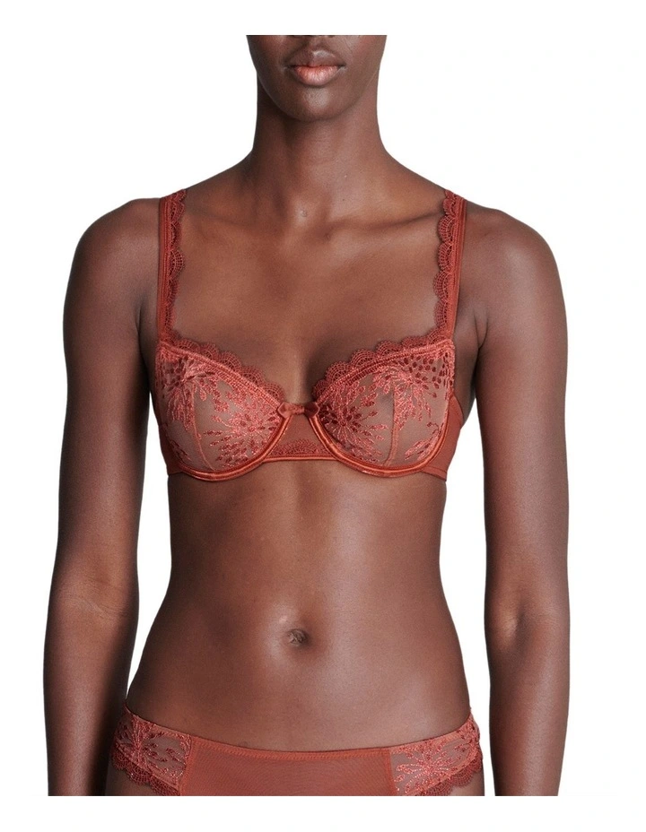 Singuliere Half Cup Bra in Sienna