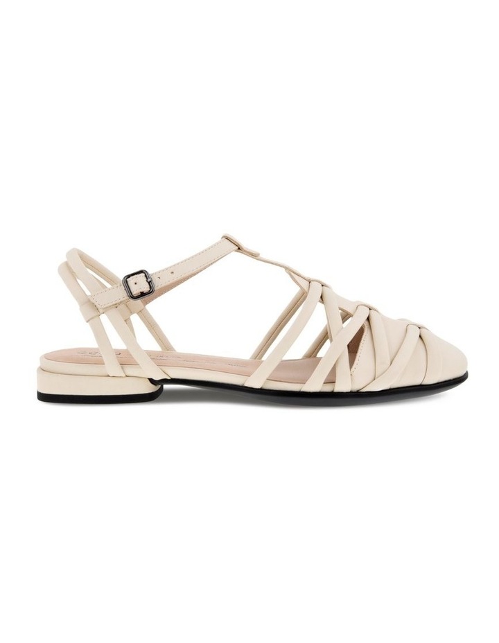 Anine Squared Sandal In Bone