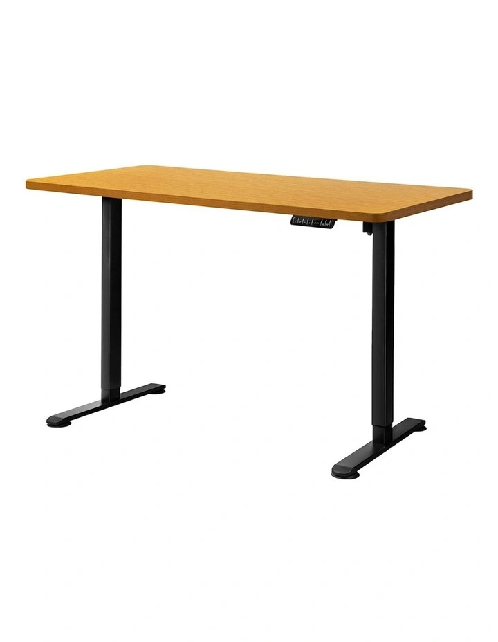 Motorised Standing Desk 140cm in Natural