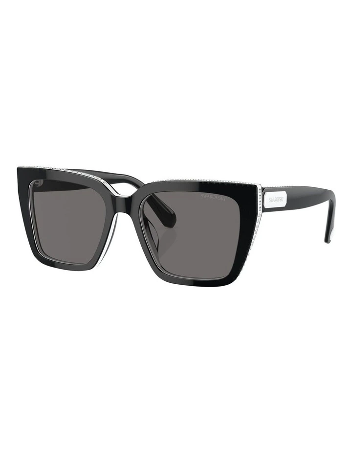 Polarised SK6013 Sunglasses in Black