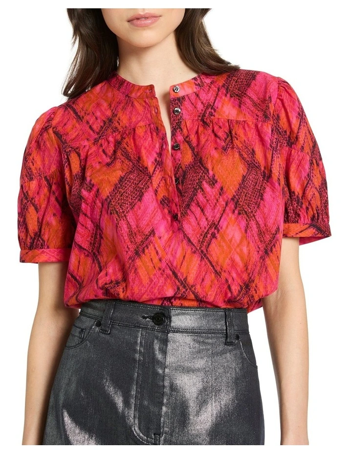 Sunset Blouse in Pink