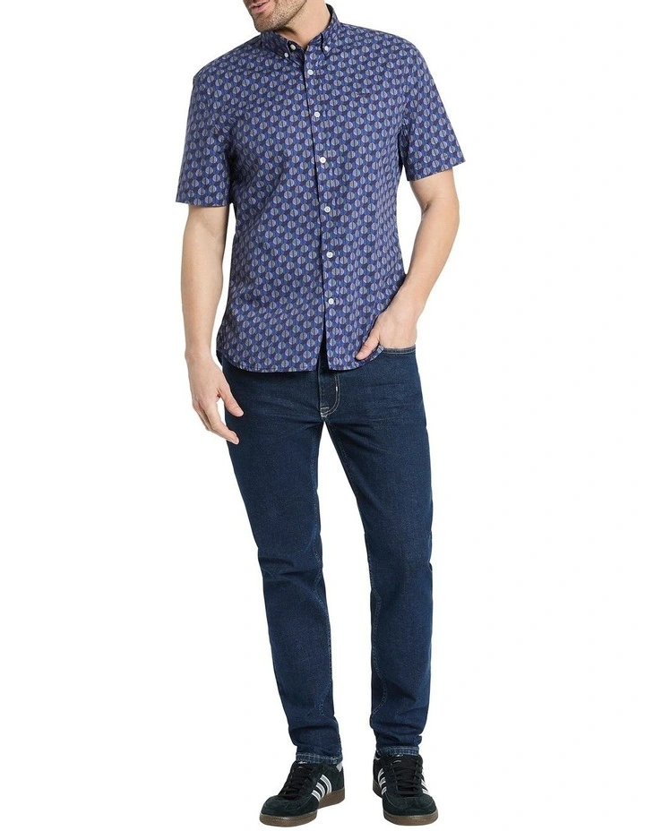 Spot On Shirt in Navy Multi