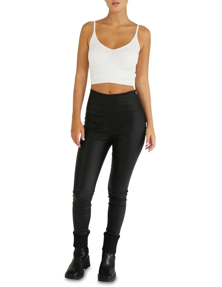 All I Need Knit Crop Top in Cream