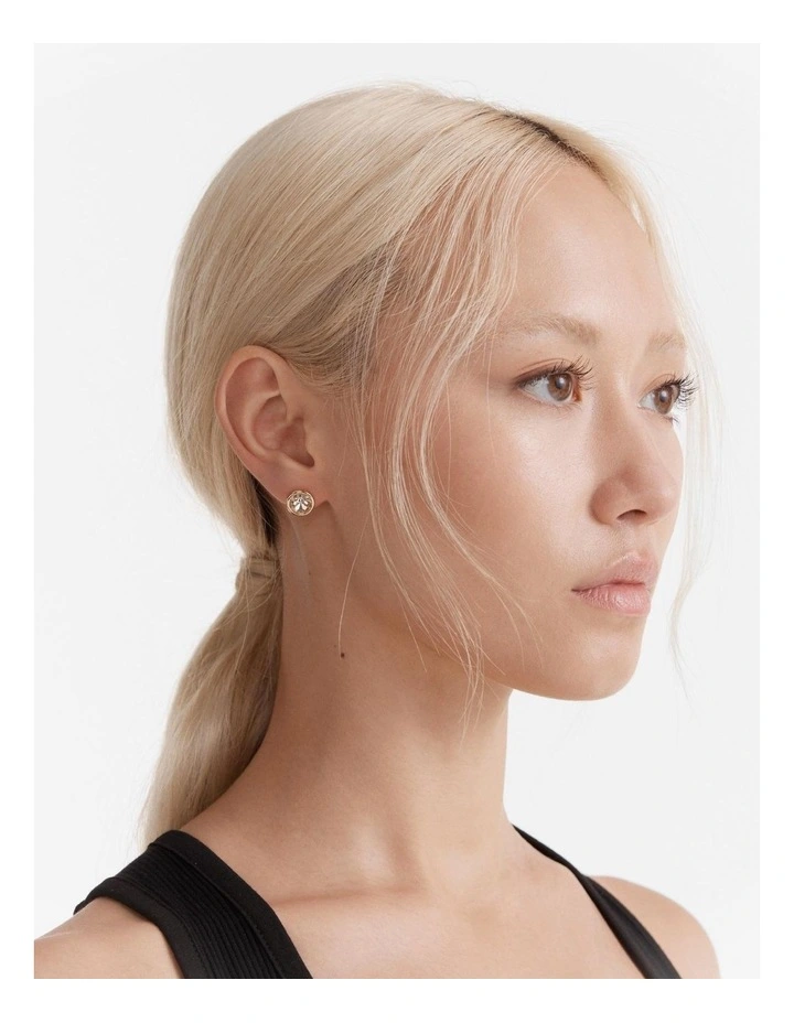 Orbit Stud Earrings in Gold