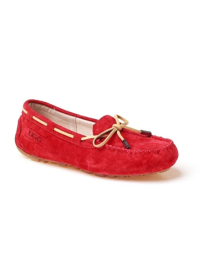Aven Lace Moccasin in Tomato