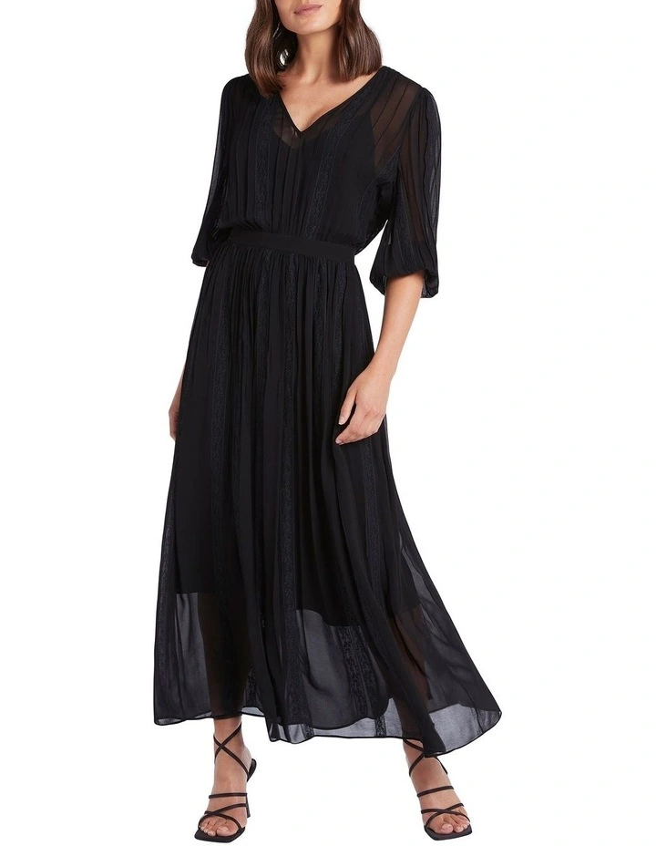 Lilette Lace Dress in Black