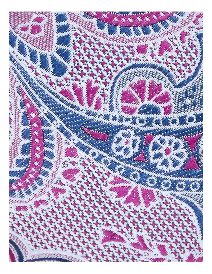 Harstad Paisley 7cm Tie in Berry