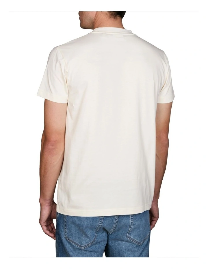 Crest Shield T-shirt in Cream