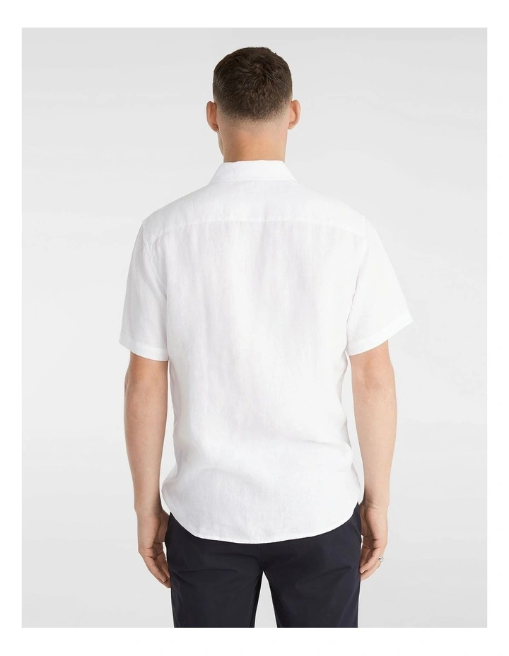 Lewis Linen Shirt in White