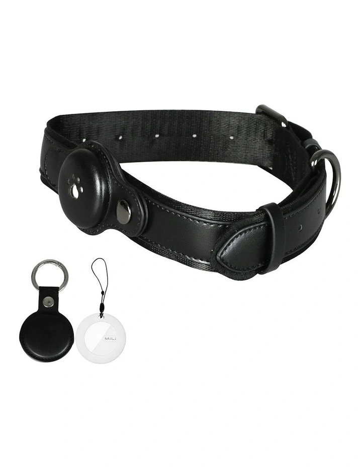 Smart Waterproof Bluetooth Pet GPS Tracker 120m in Black