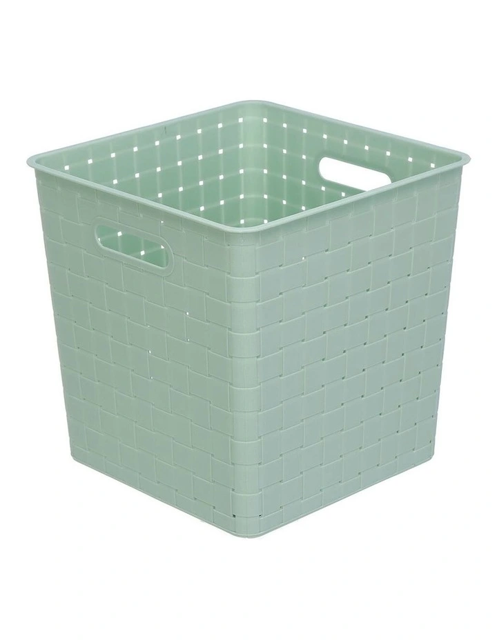 31cm Logan Deep Basket Home Room Storage Organiser Holder Assorted