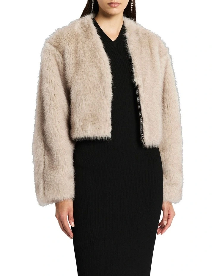 Bayo Chubby Jacket in Natural Brown