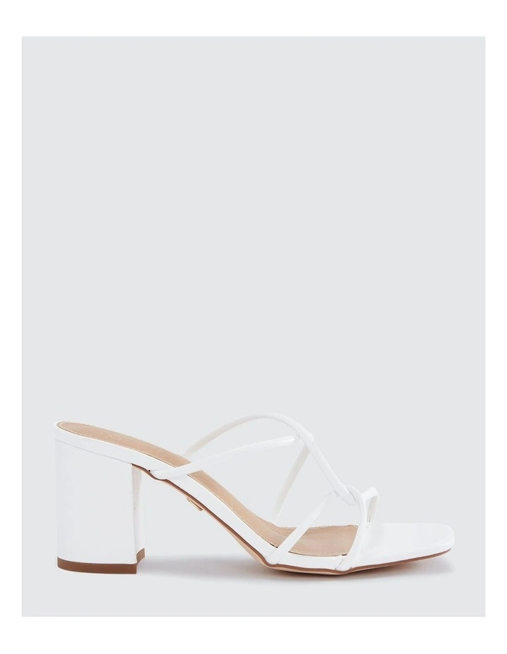 Nia Heels in White