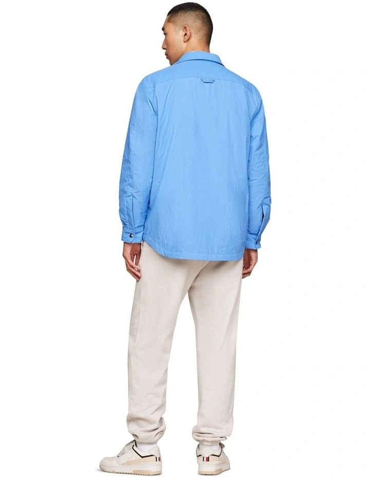 Nylon Overshirt in Blue Spell