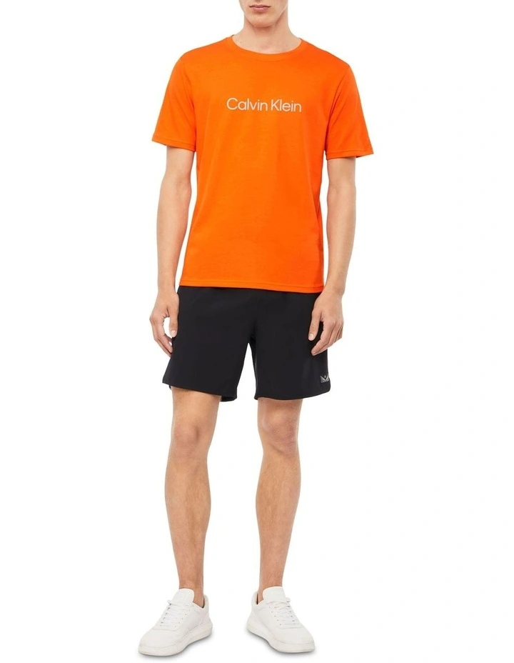 Logo Gym T-Shirt in Orange