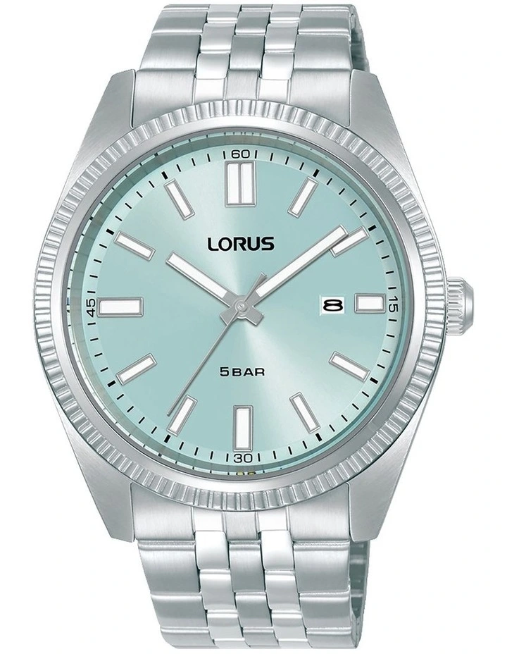 Stainless Steel Case Watch in Silver