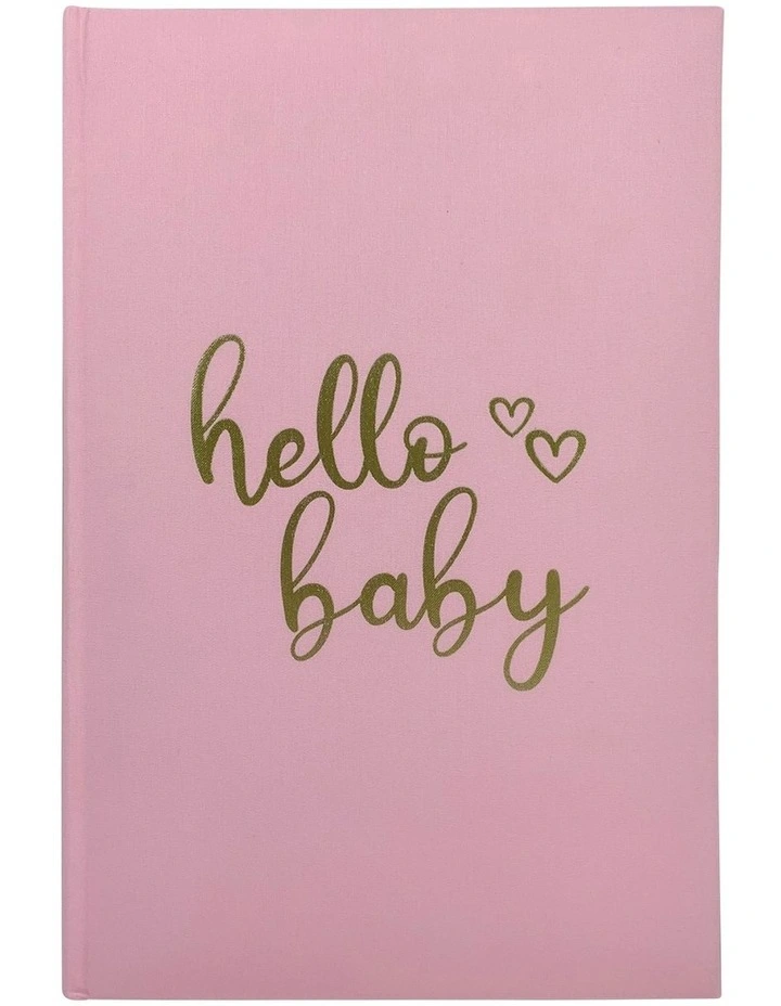 Hello Baby Photo Album 300 Photos Capacity in Pink