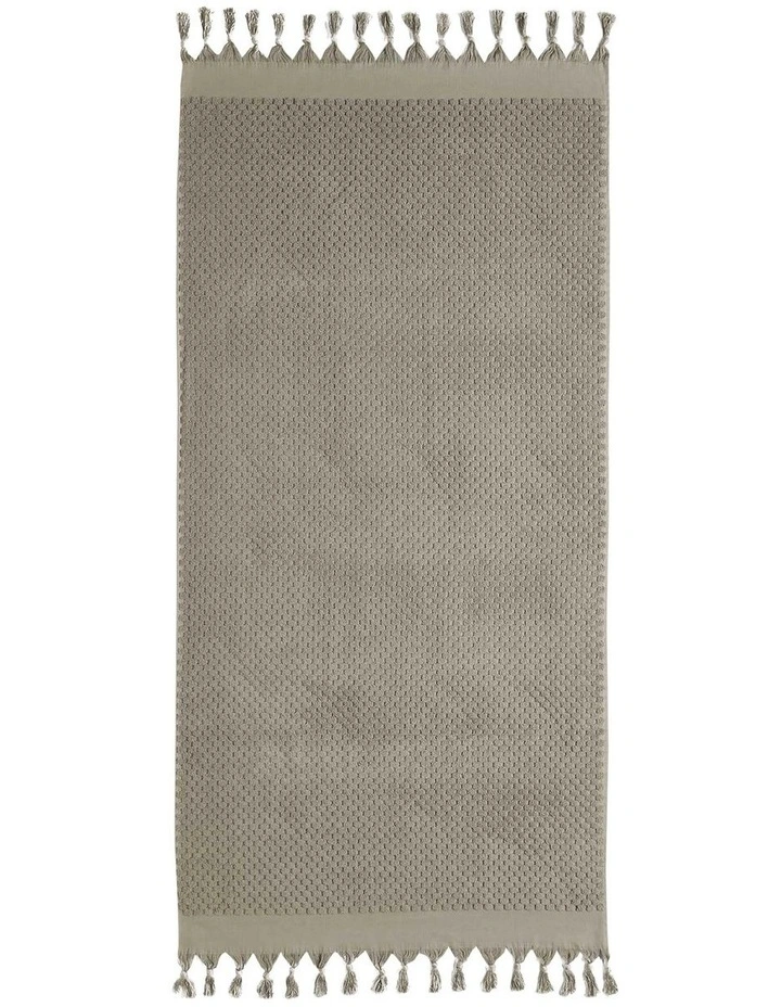 Milos Bath Towel Range in Feather